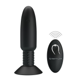 Pretty Love Rechargeable Beaded Anal Plug For Extra Romance Black Butt Plugs